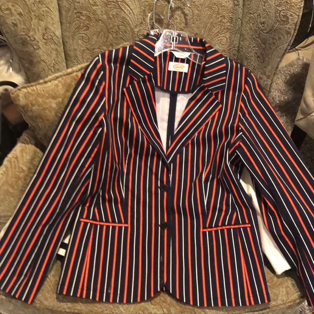 TALBOTS striped stretch blazer - Medium
